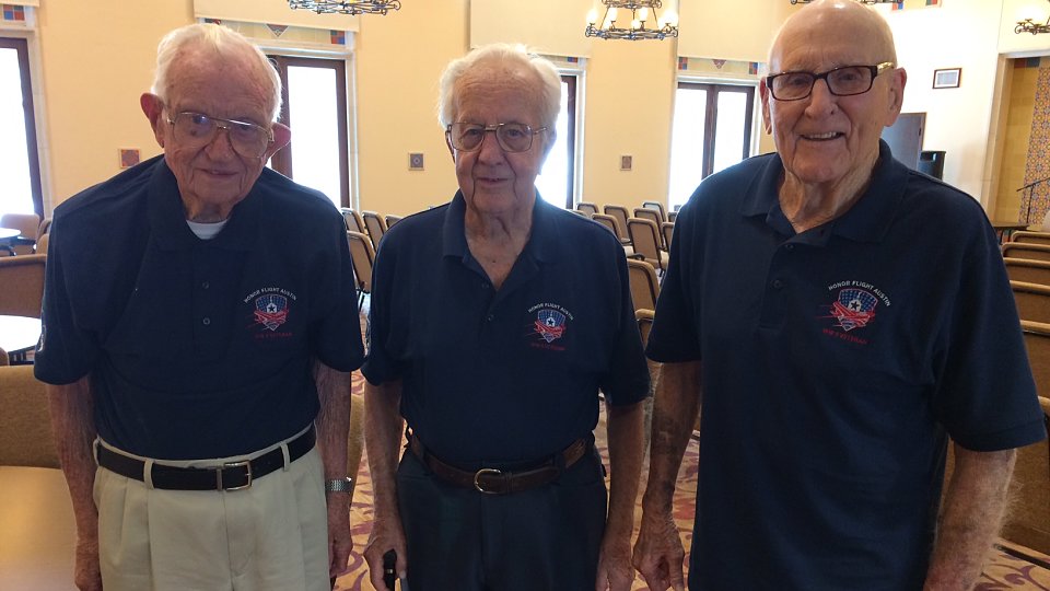 Three World War II veterans embark on Honor Flight Austin